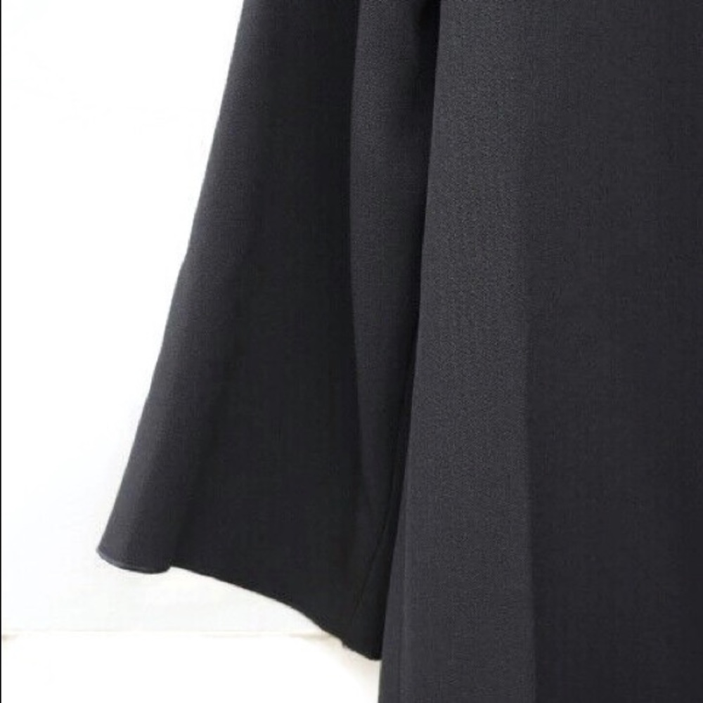 Anne Klein Shift Dress Black Boat Neck long Sleeve - Picture 6 of 8